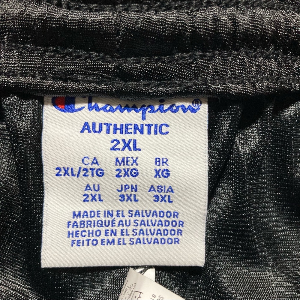 Champion Black Athletic Shorts Size 2X - Picture 4 of 7